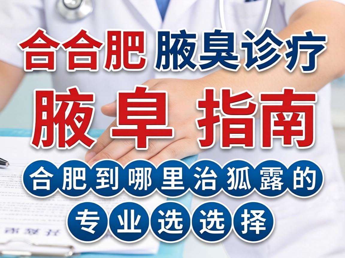 合肥腋臭诊疗指南,在合肥到哪里治狐臭的专业选择 合肥腋臭诊疗指南,在合肥到哪里治狐臭的专业选择