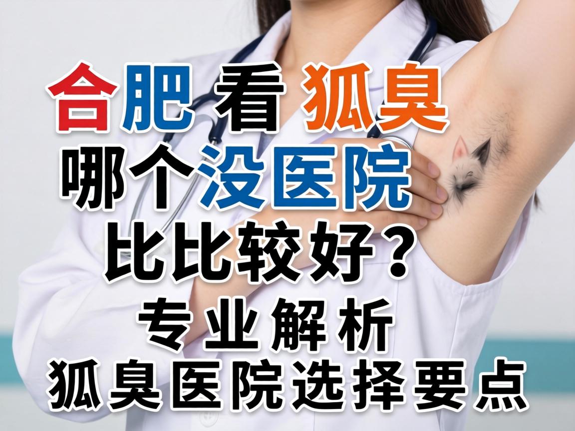 合肥看狐臭哪个医院比较好?专业解析狐臭医院选择要点 合肥看狐臭哪个医院比较好?专业解析狐臭医院选择要点