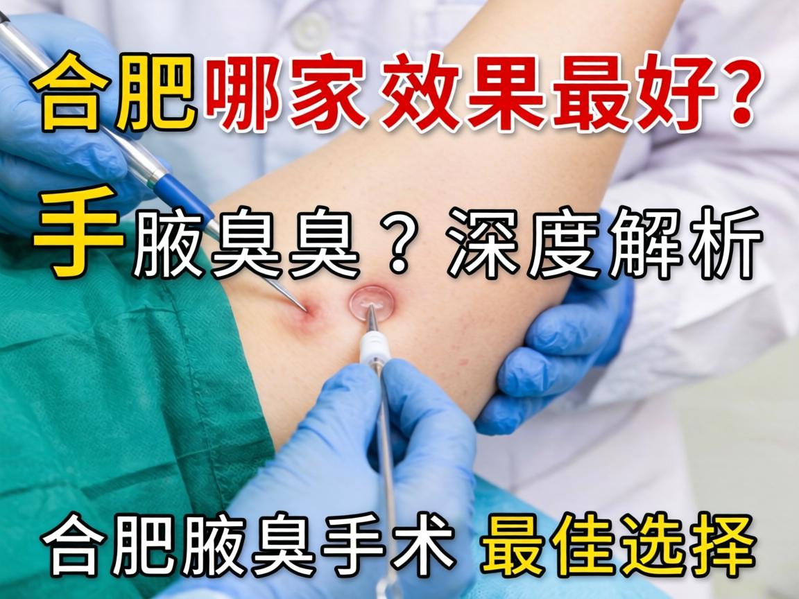合肥腋臭手术哪家效果最好？深度解析合肥腋臭手术最佳选择