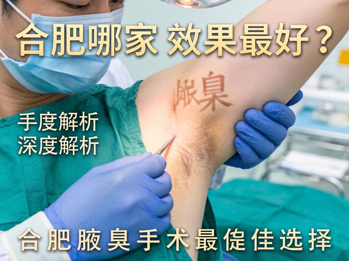 合肥腋臭手术哪家效果最好？深度解析合肥腋臭手术最佳选择