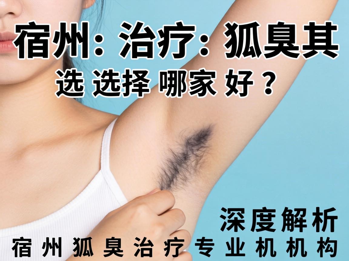 宿州治疗狐臭选择哪家好？深度解析宿州狐臭治疗专业机构