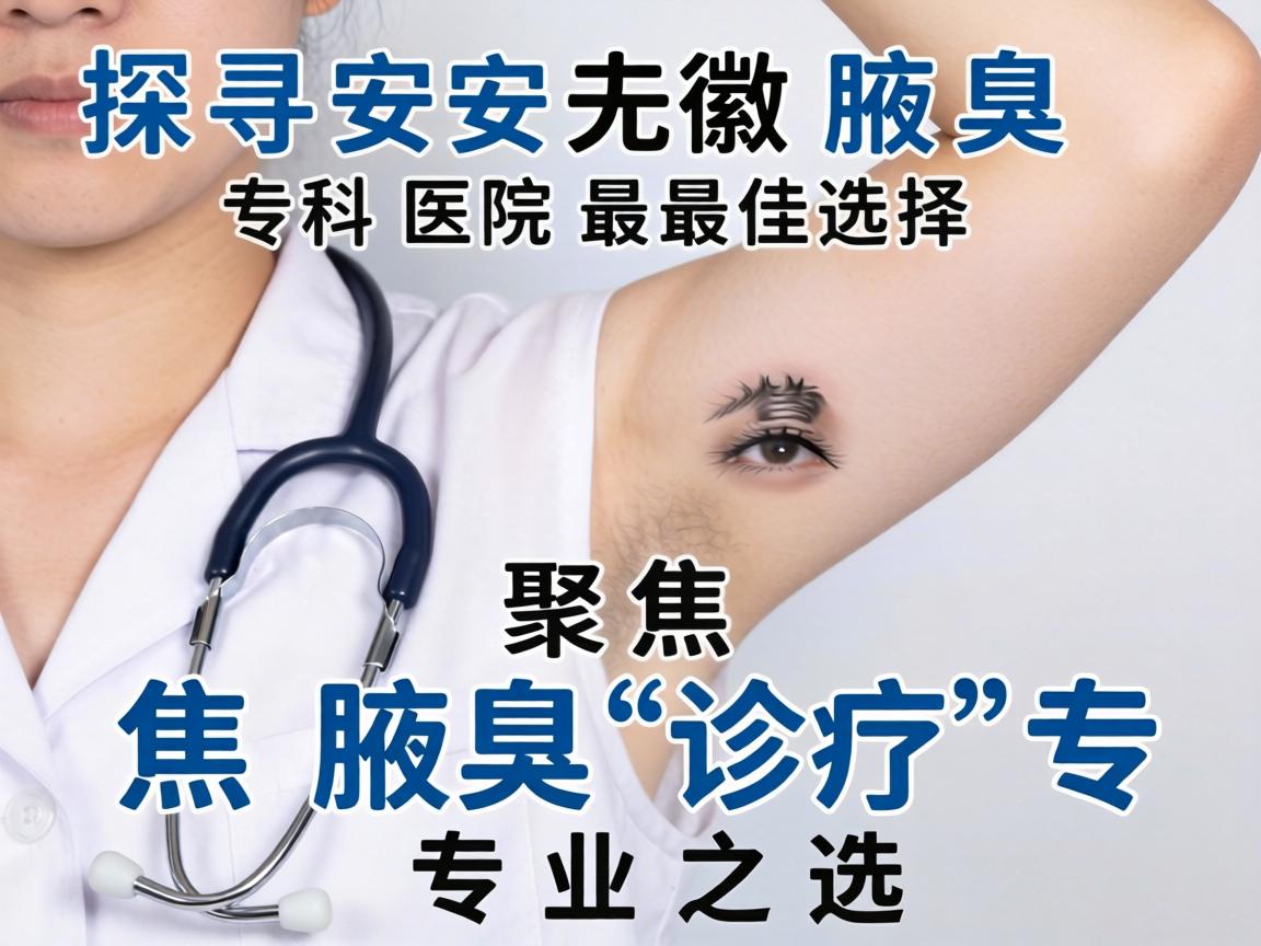探寻安徽腋臭专科医院最佳选择，聚焦腋臭诊疗的专业之选