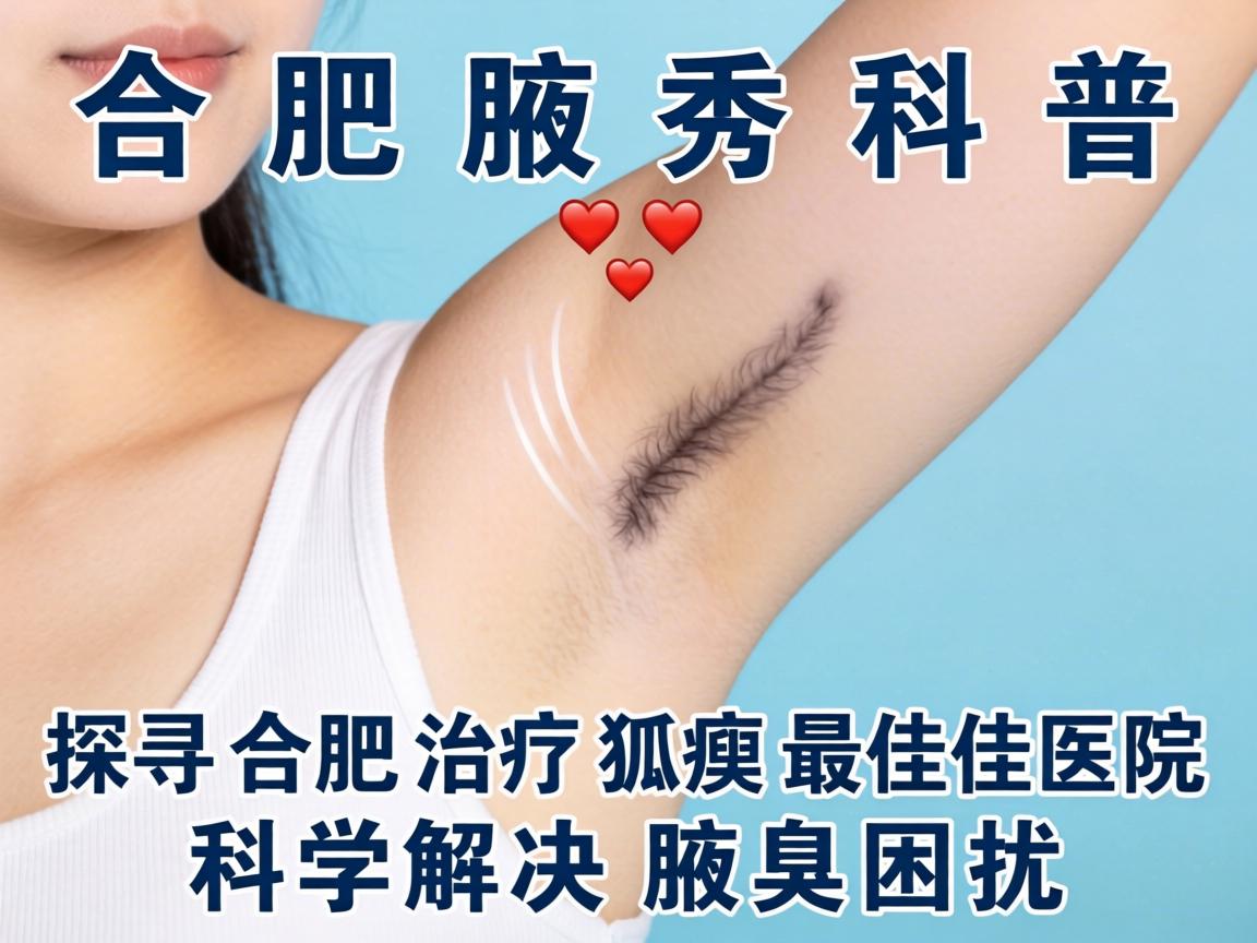合肥腋秀科普，探寻合肥治疗狐臭最佳医院，科学解决腋臭困扰