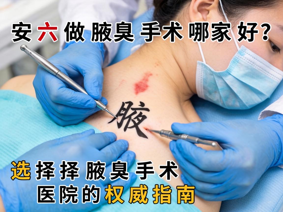 六安做腋臭手术哪家好？选择腋臭手术医院的权威指南
