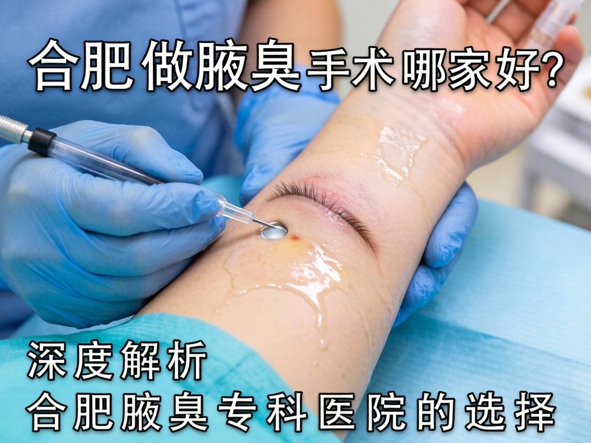 合肥做腋臭手术哪家好？深度解析合肥腋臭专科医院的选择