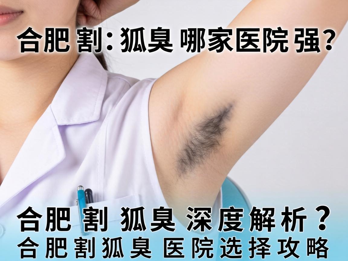 合肥割狐臭哪家医院强？深度解析合肥割狐臭医院选择攻略