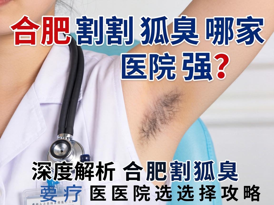 合肥割狐臭哪家医院强？深度解析合肥割狐臭医院选择攻略