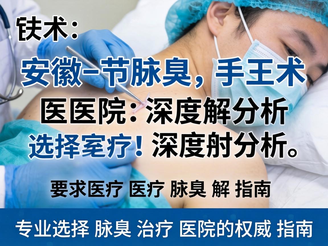 安徽腋臭手术医院深度解析,专业选择腋臭治疗医院的权威指南 安徽腋臭手术医院深度解析,专业选择腋臭治疗医院的权威指南
