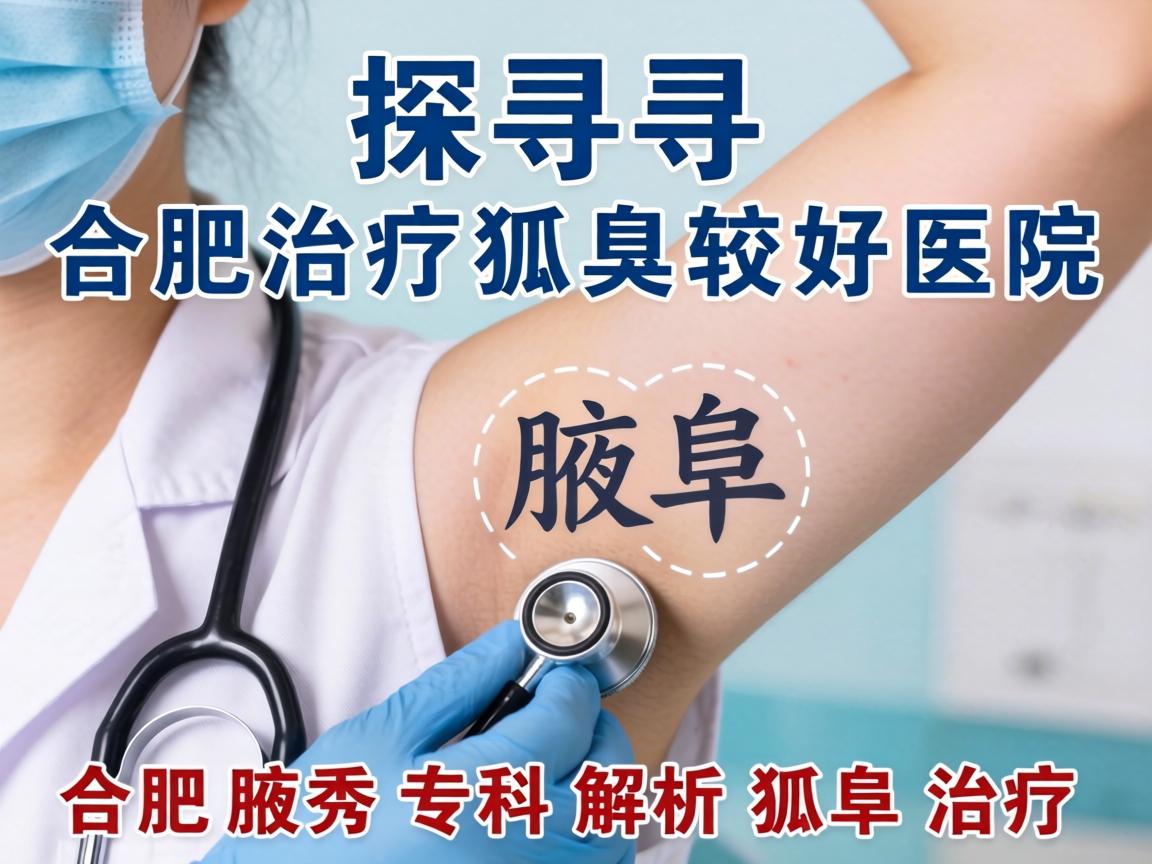 探寻合肥治疗狐臭较好医院,合肥腋秀专科解析狐臭治疗 探寻合肥治疗狐臭较好医院,合肥腋秀专科解析狐臭治疗