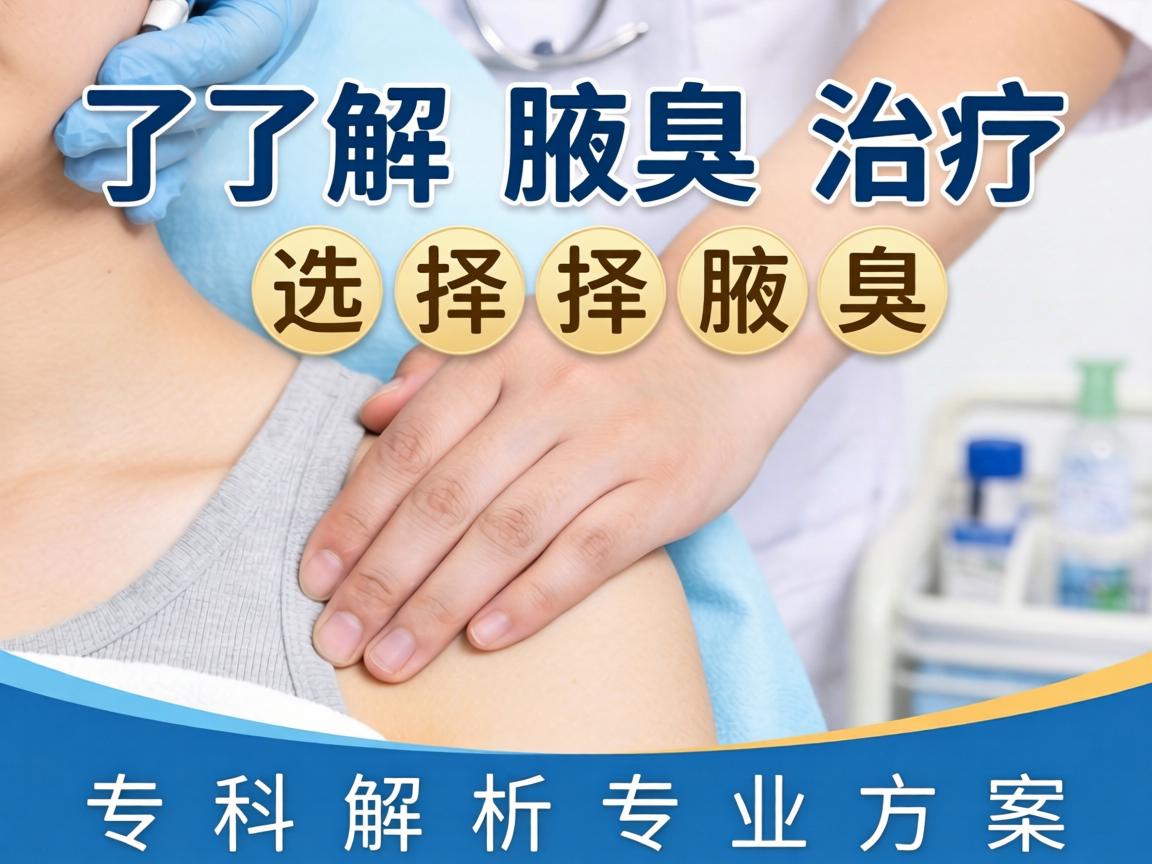 了解腋臭治疗选择 腋臭专科解析专业方案