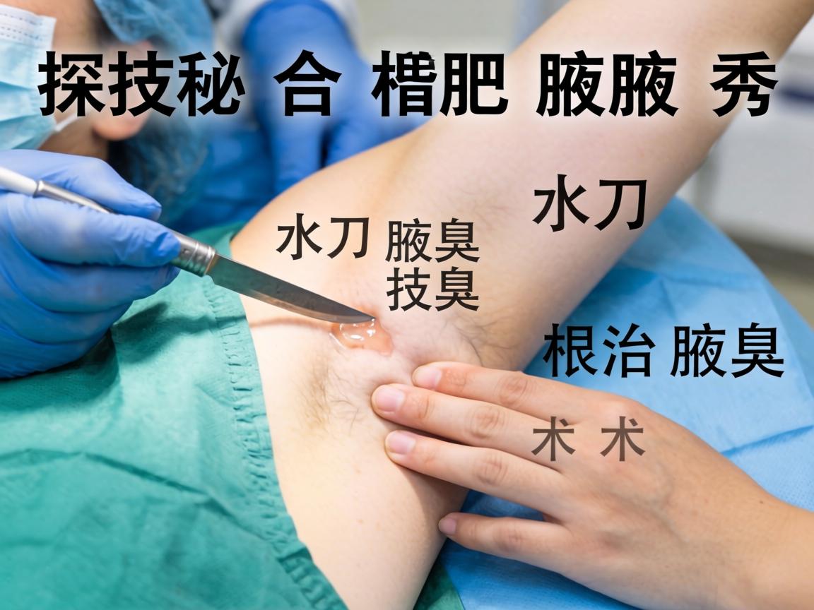 探秘合肥腋秀水刀腋臭手术，解析水刀技术如何根治腋臭