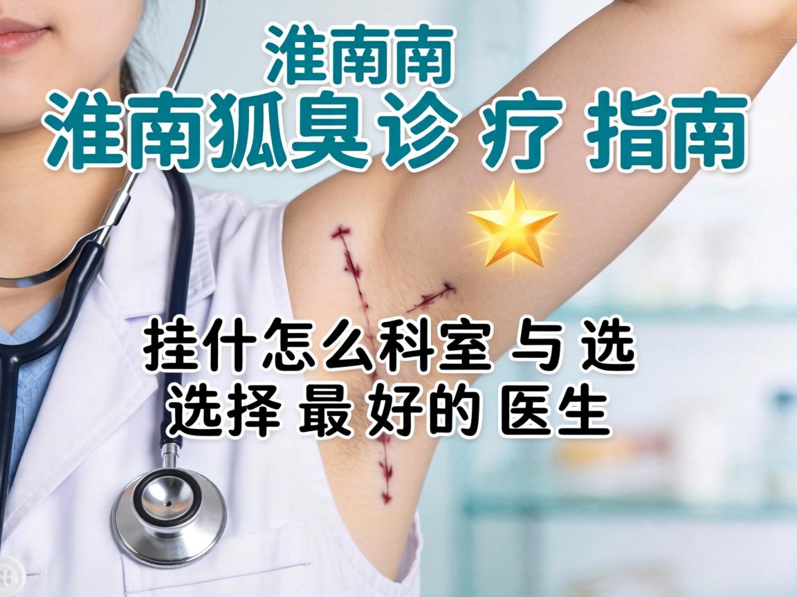 淮南狐臭诊疗指南，挂什么科室与选择最好的医生