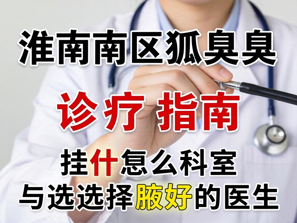 淮南狐臭诊疗指南，挂什么科室与选择最好的医生