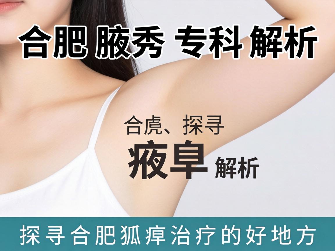 合肥腋秀专科解析，探寻合肥狐臭治疗的好地方