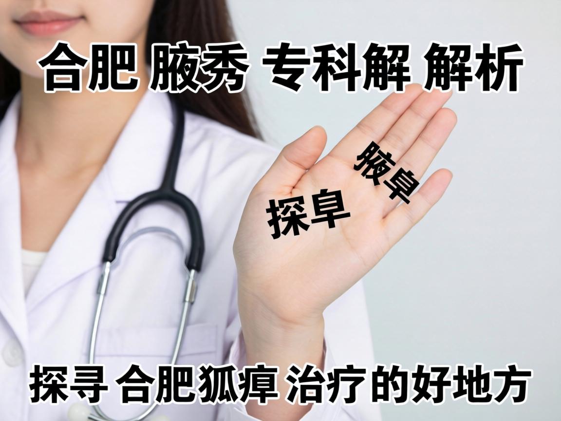 合肥腋秀专科解析，探寻合肥狐臭治疗的好地方