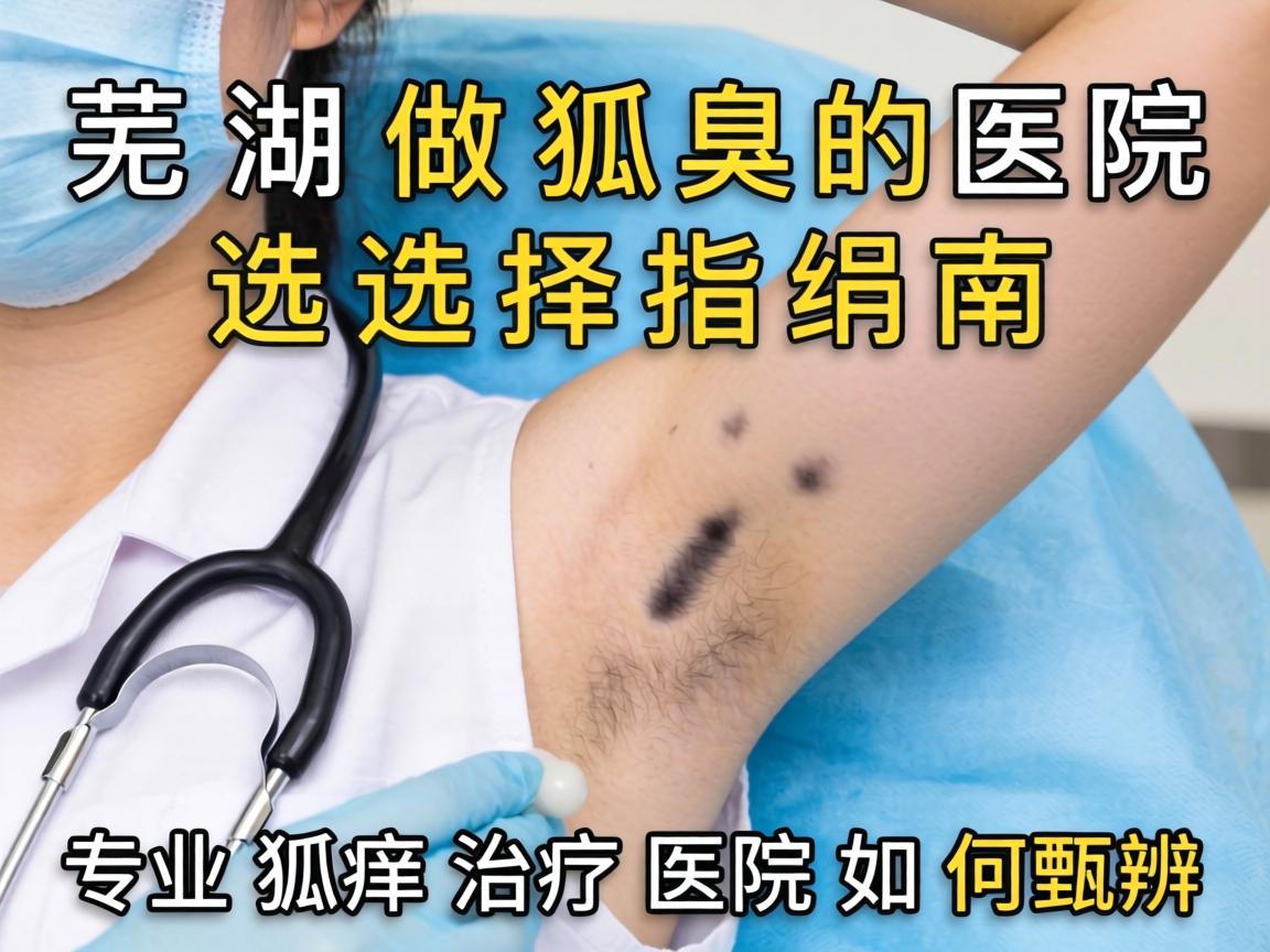 芜湖做狐臭的医院选择指南，专业狐臭治疗医院如何甄别