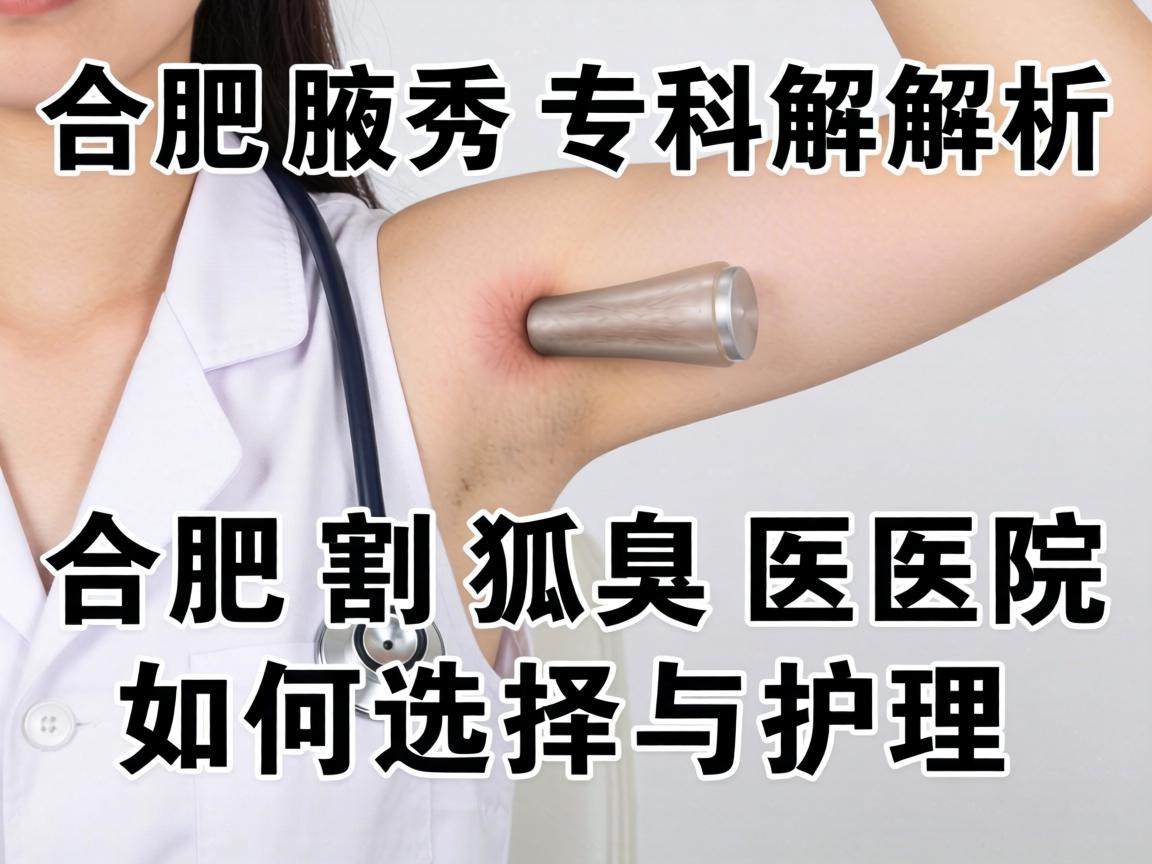 合肥腋秀专科解析，合肥割狐臭医院如何选择与护理