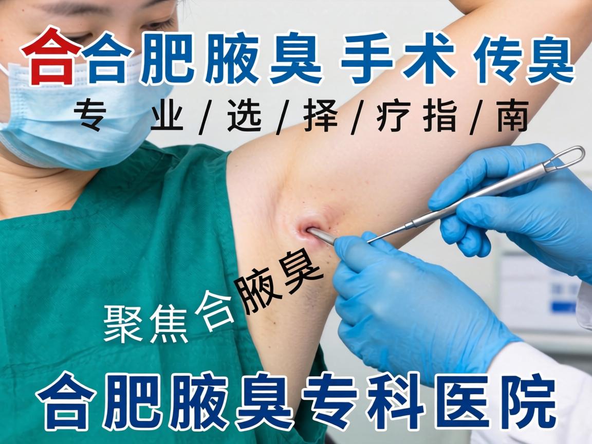 合肥腋臭手术专业选择指南,聚焦合肥腋臭专科医院 合肥腋臭手术专业选择指南,聚焦合肥腋臭专科医院