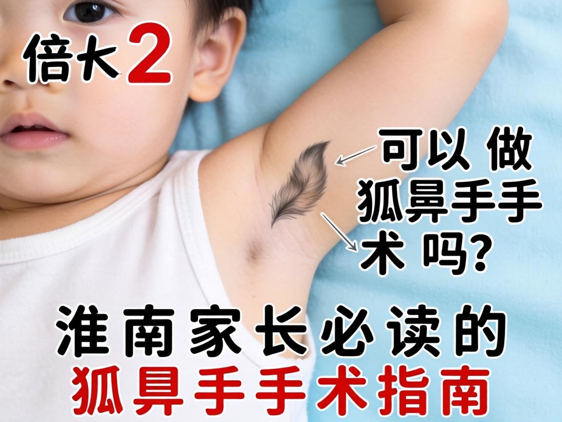 12岁可以做狐臭手术吗？淮南家长必读的狐臭手术指南
