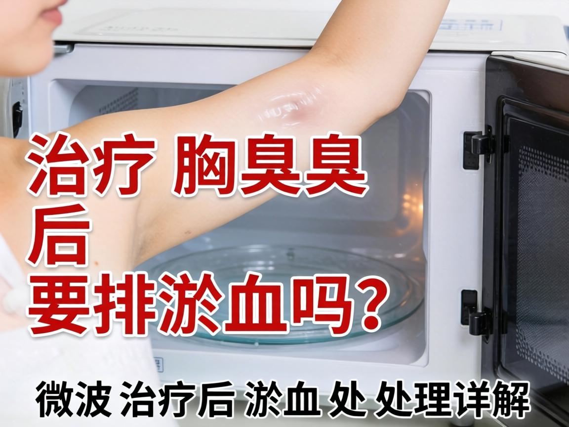微波治疗腋臭后要排淤血吗?微波治疗后淤血处理详解 微波治疗腋臭后要排淤血吗?微波治疗后淤血处理详解
