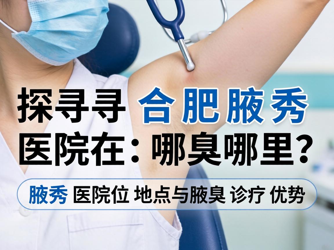 探寻合肥腋秀医院在哪里?详解腋秀医院位置与腋臭诊疗优势 探寻合肥腋秀医院在哪里?详解腋秀医院位置与腋臭诊疗优势