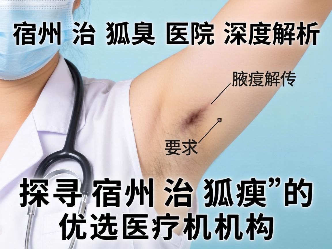 宿州治狐臭医院深度解析，探寻宿州治狐臭的优选医疗机构