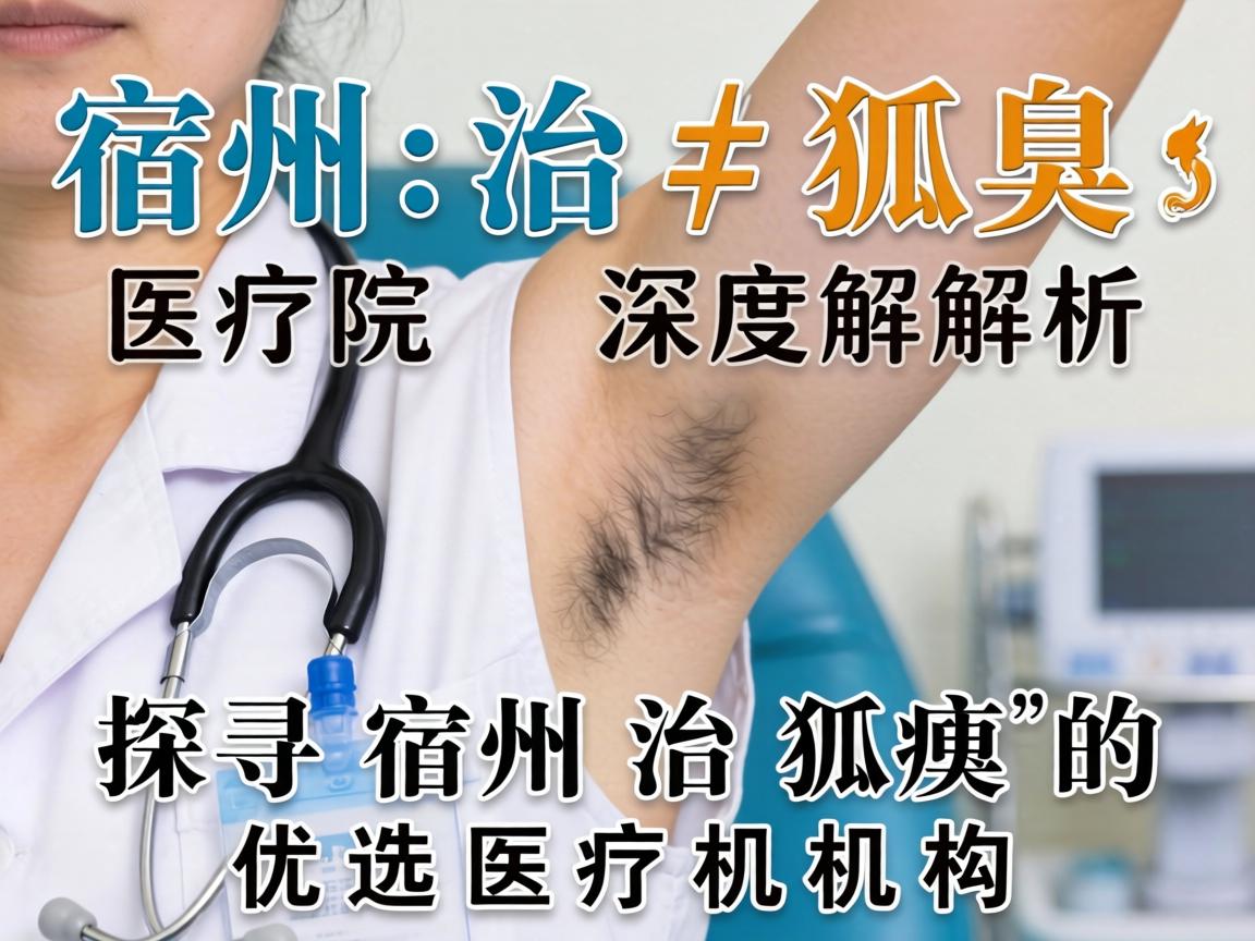 宿州治狐臭医院深度解析，探寻宿州治狐臭的优选医疗机构