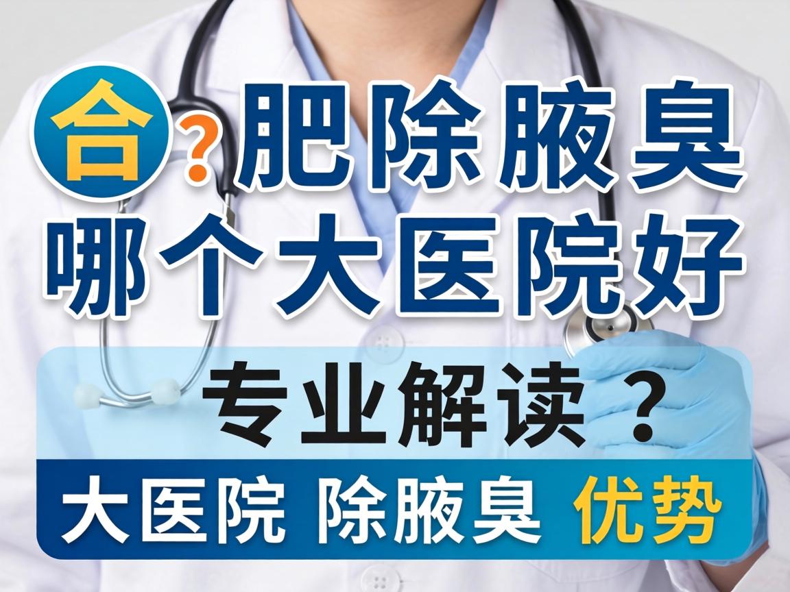 合肥除腋臭哪个大医院好?专业解读大医院除腋臭优势 合肥除腋臭哪个大医院好?专业解读大医院除腋臭优势