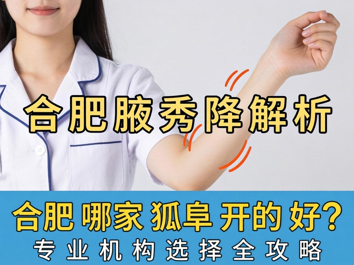 合肥腋秀解析,合肥哪家狐臭开的好?专业机构选择全攻略 合肥腋秀解析,合肥哪家狐臭开的好?专业机构选择全攻略