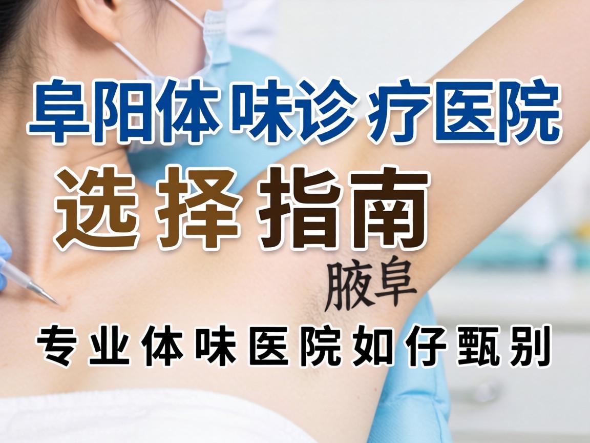 阜阳体味诊疗医院选择指南,专业体味医院如何甄别 阜阳体味诊疗医院选择指南,专业体味医院如何甄别