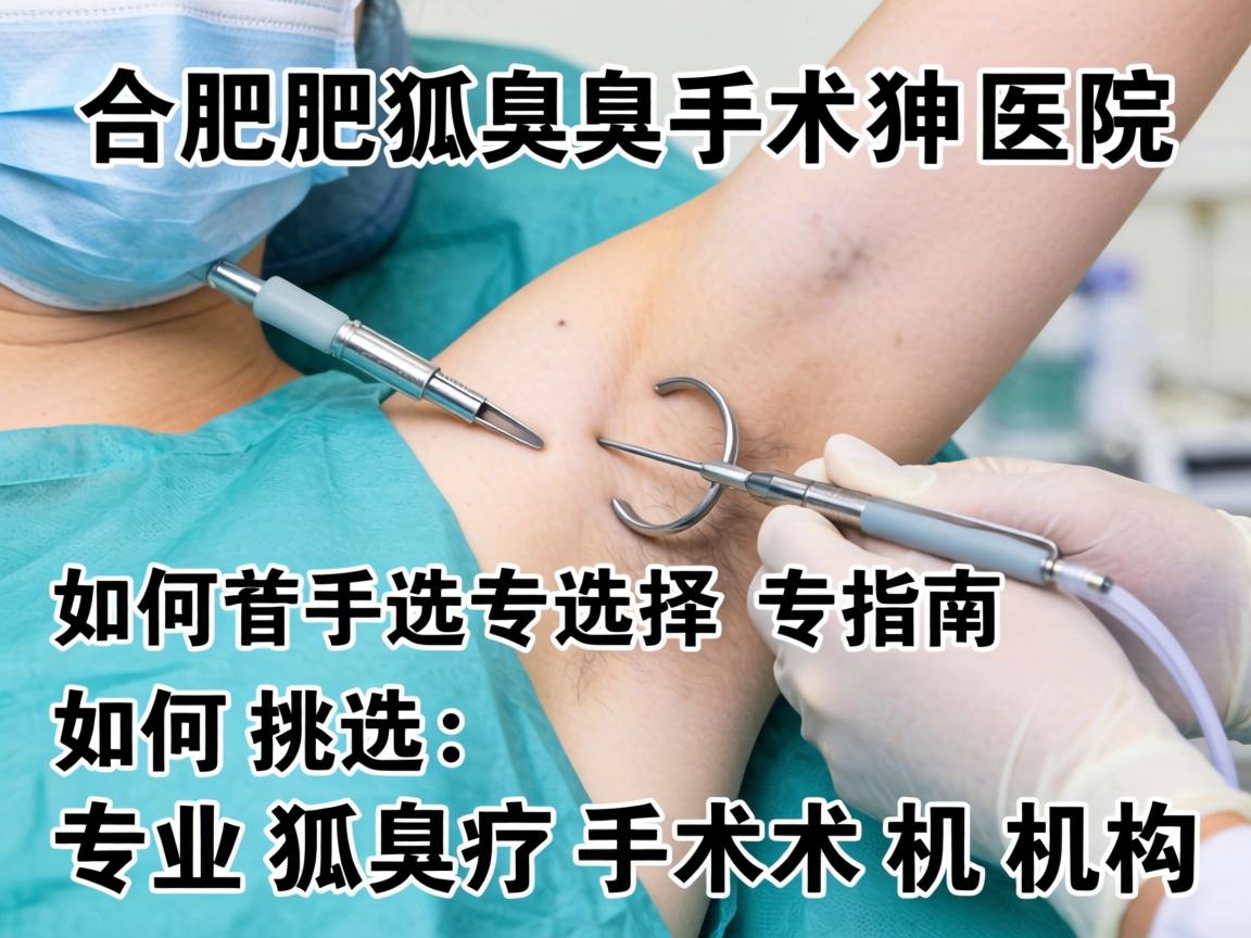 合肥狐臭手术医院选择指南,如何挑选专业狐臭手术机构 合肥狐臭手术医院选择指南,如何挑选专业狐臭手术机构