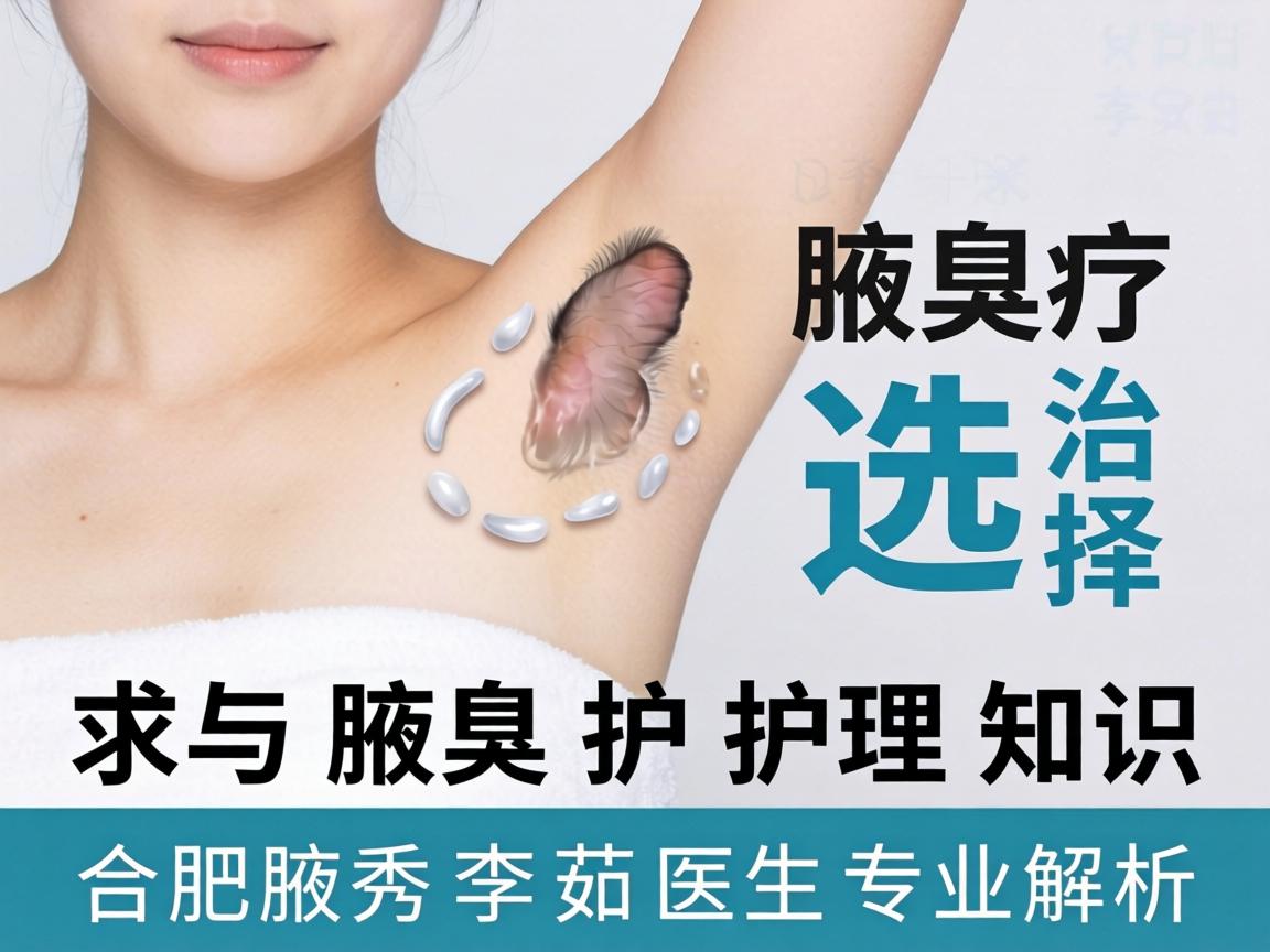 腋臭治疗选择与腋臭护理知识，合肥腋秀李茹医生专业解析
