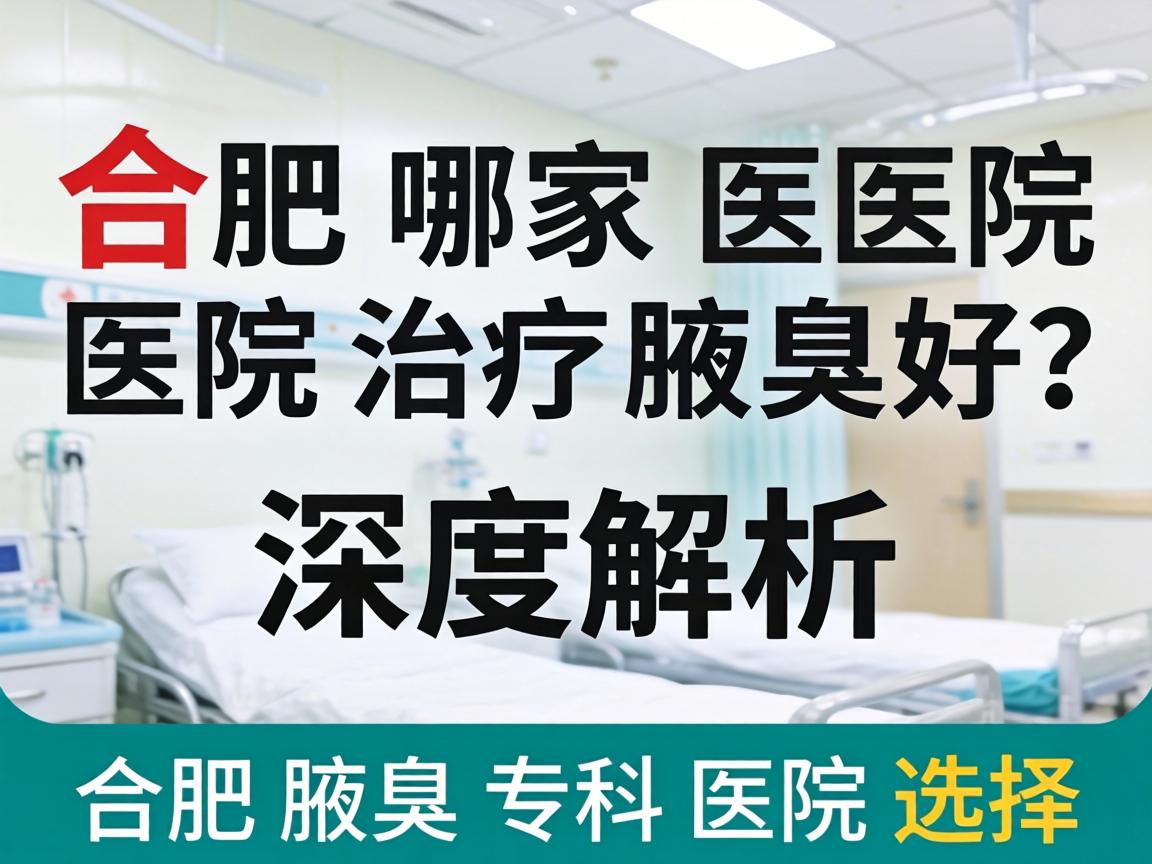 合肥哪家医院治疗腋臭好？深度解析合肥腋臭专科医院选择