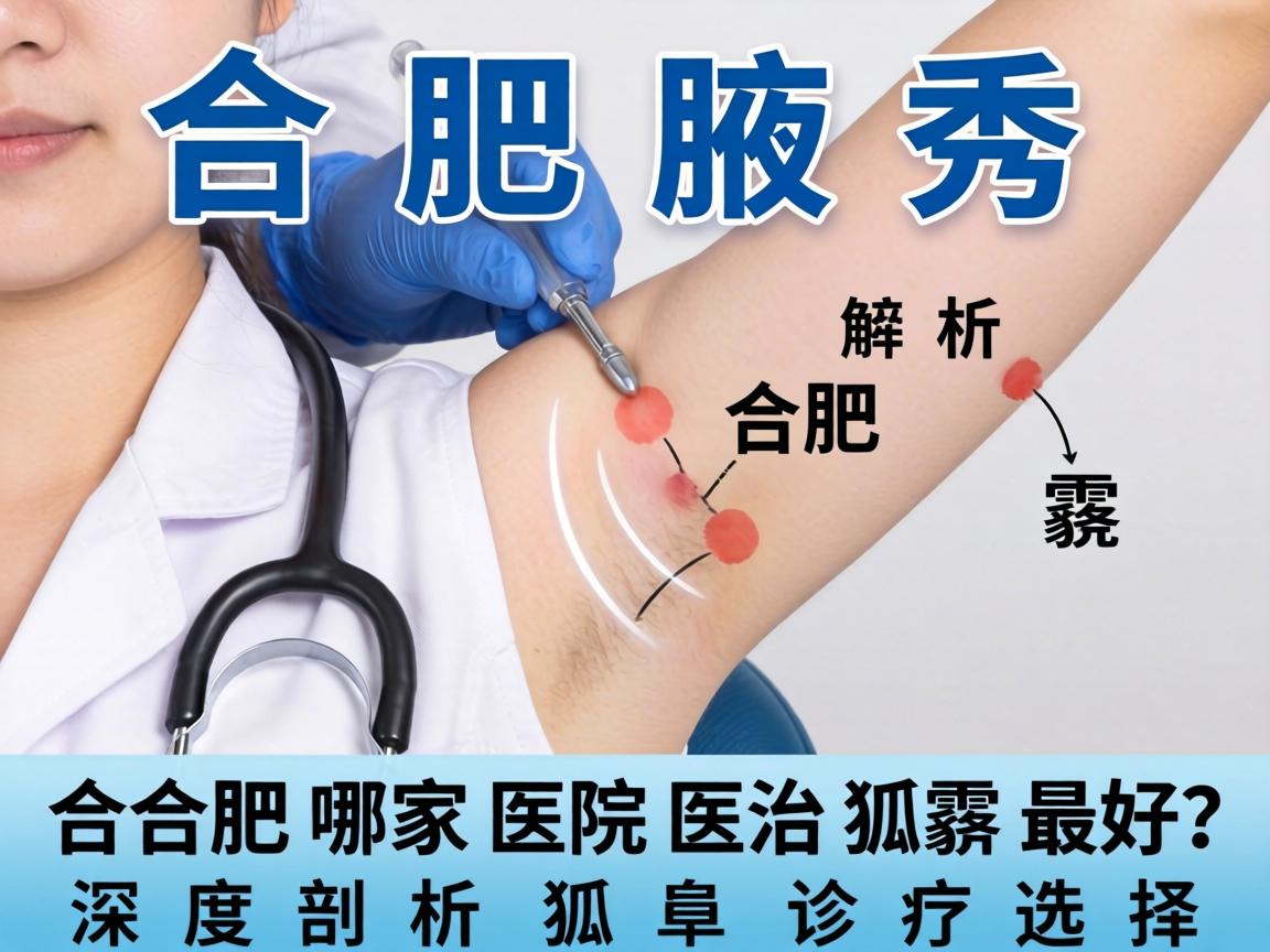 合肥腋秀解析，合肥哪家医院医治狐臭最好？深度剖析狐臭诊疗选择