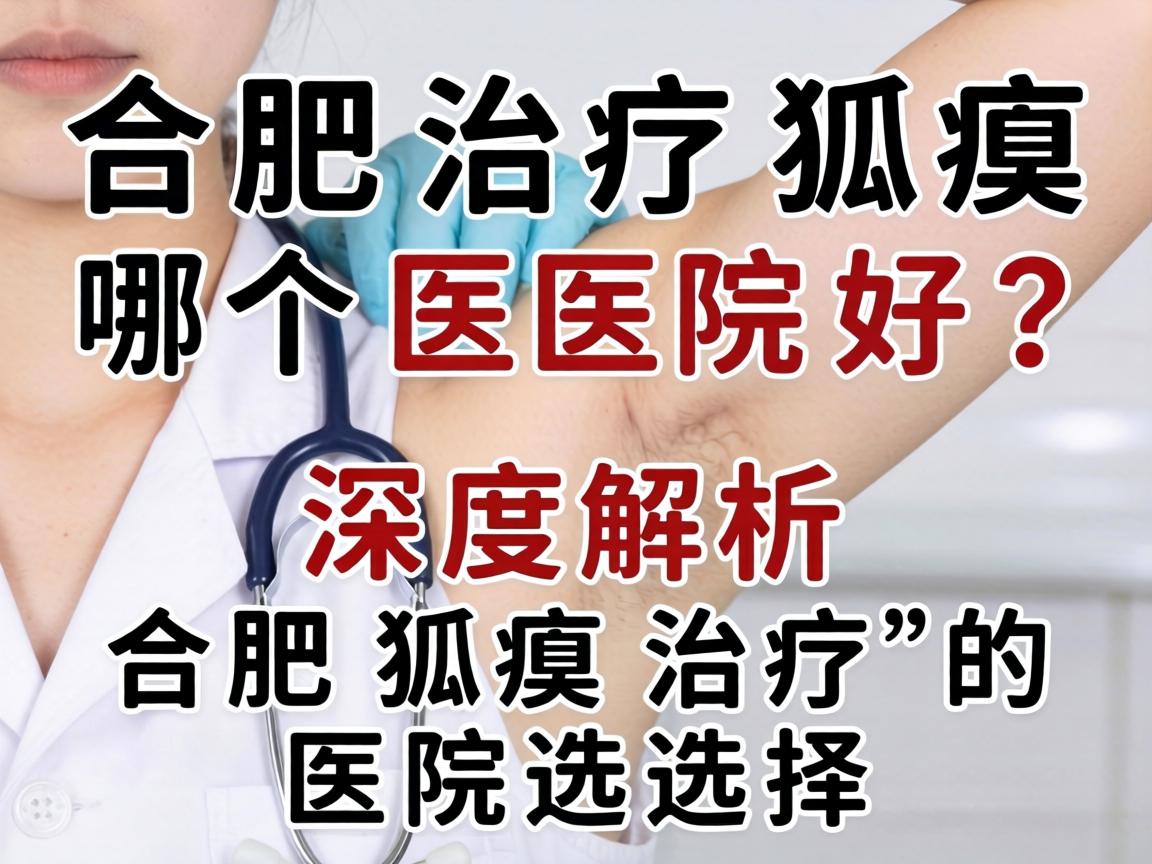 合肥治疗狐臭哪个医院好？深度解析合肥狐臭治疗的医院选择