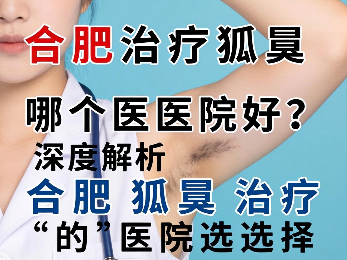 合肥治疗狐臭哪个医院好？深度解析合肥狐臭治疗的医院选择