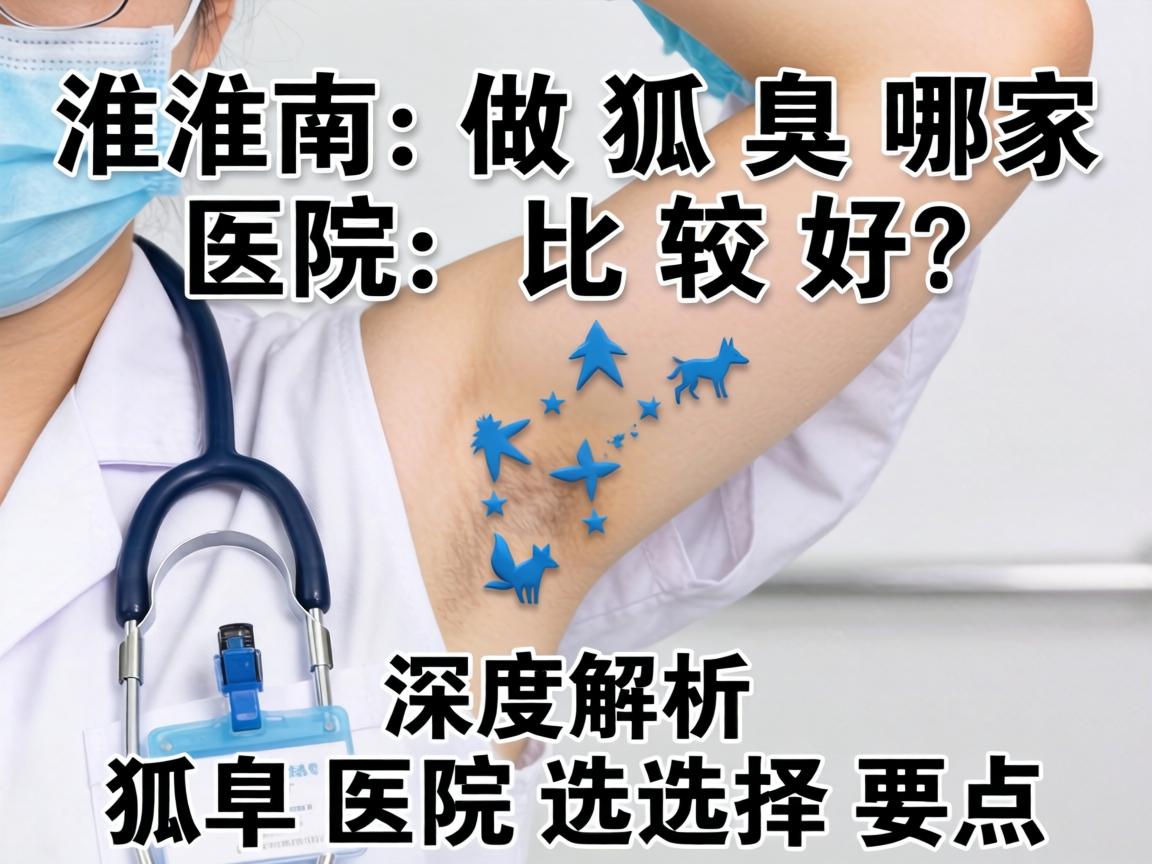 淮南做狐臭哪家医院比较好？深度解析狐臭医院选择要点