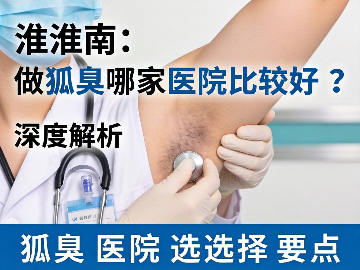 淮南做狐臭哪家医院比较好？深度解析狐臭医院选择要点