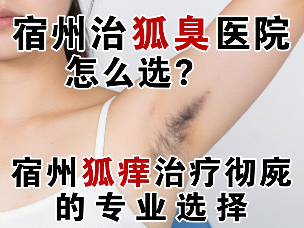 宿州治狐臭医院怎么选？宿州狐臭治疗彻底的专业选择