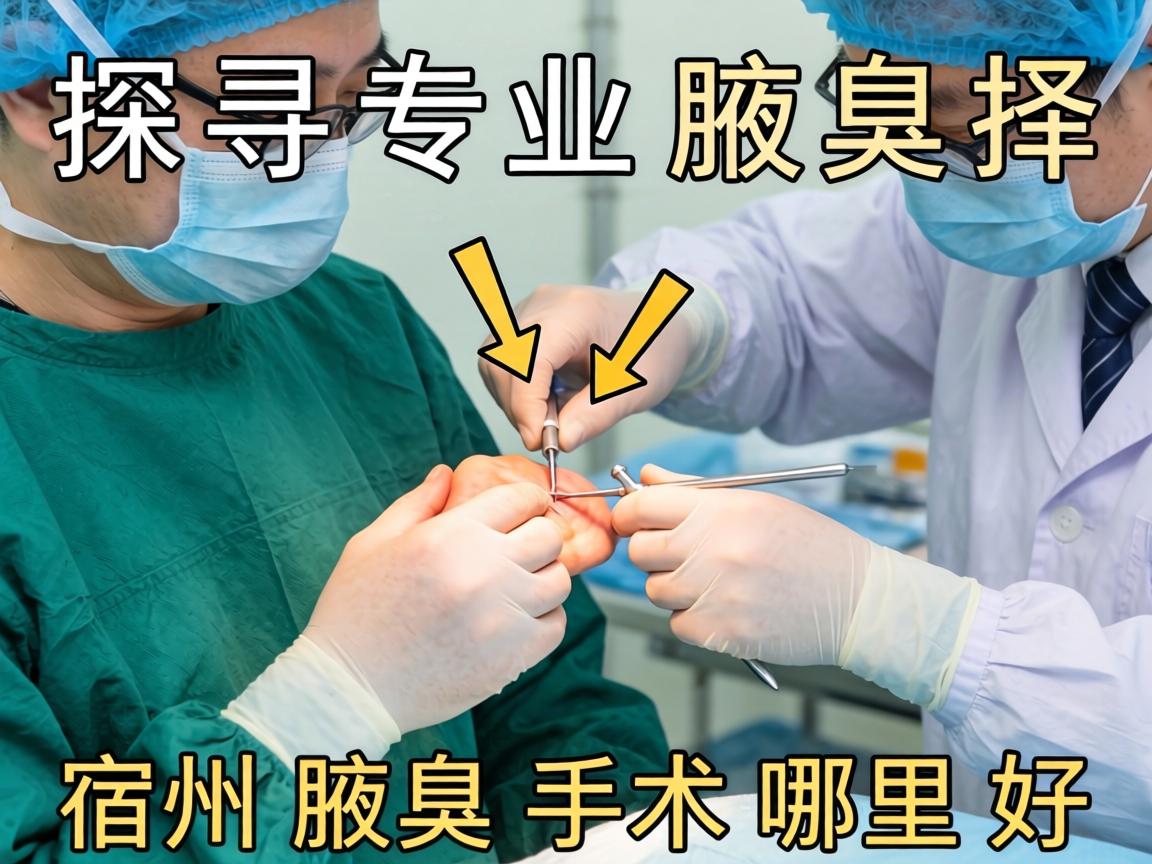 探寻宿州腋臭手术专业选择，详解宿州腋臭手术哪里好