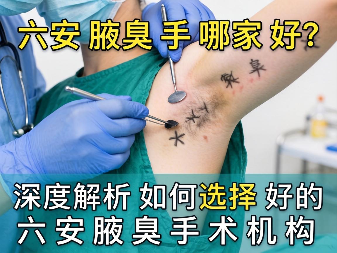 六安腋臭手术哪家好？深度解析如何选择好的六安腋臭手术机构