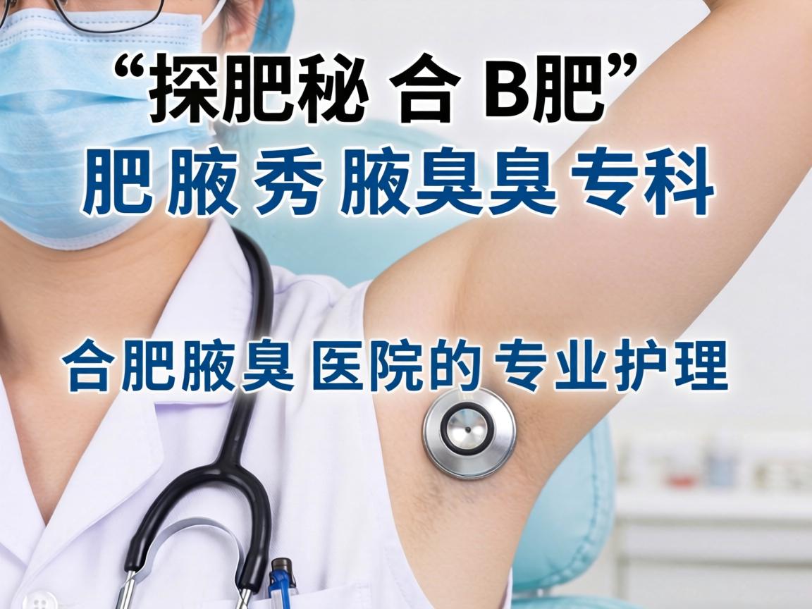 探秘合肥腋秀腋臭专科，解析合肥腋臭医院的专业护理