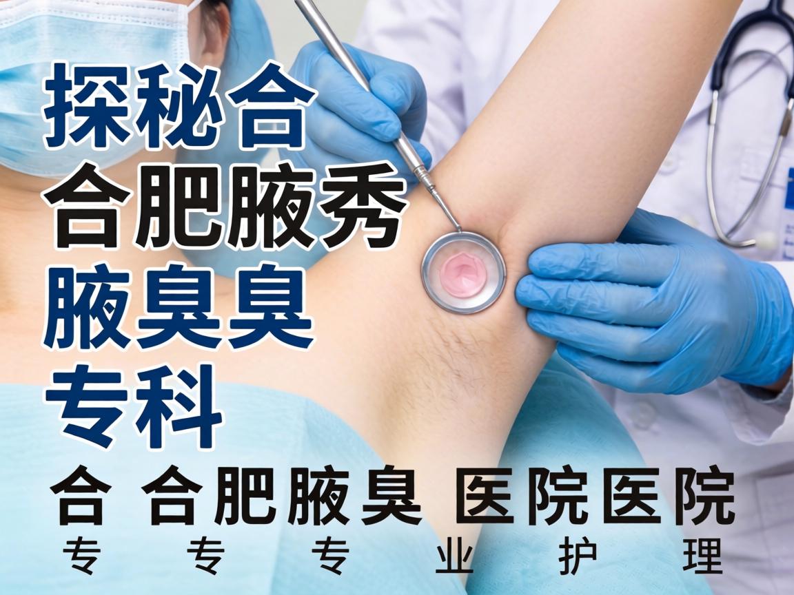 探秘合肥腋秀腋臭专科，解析合肥腋臭医院的专业护理
