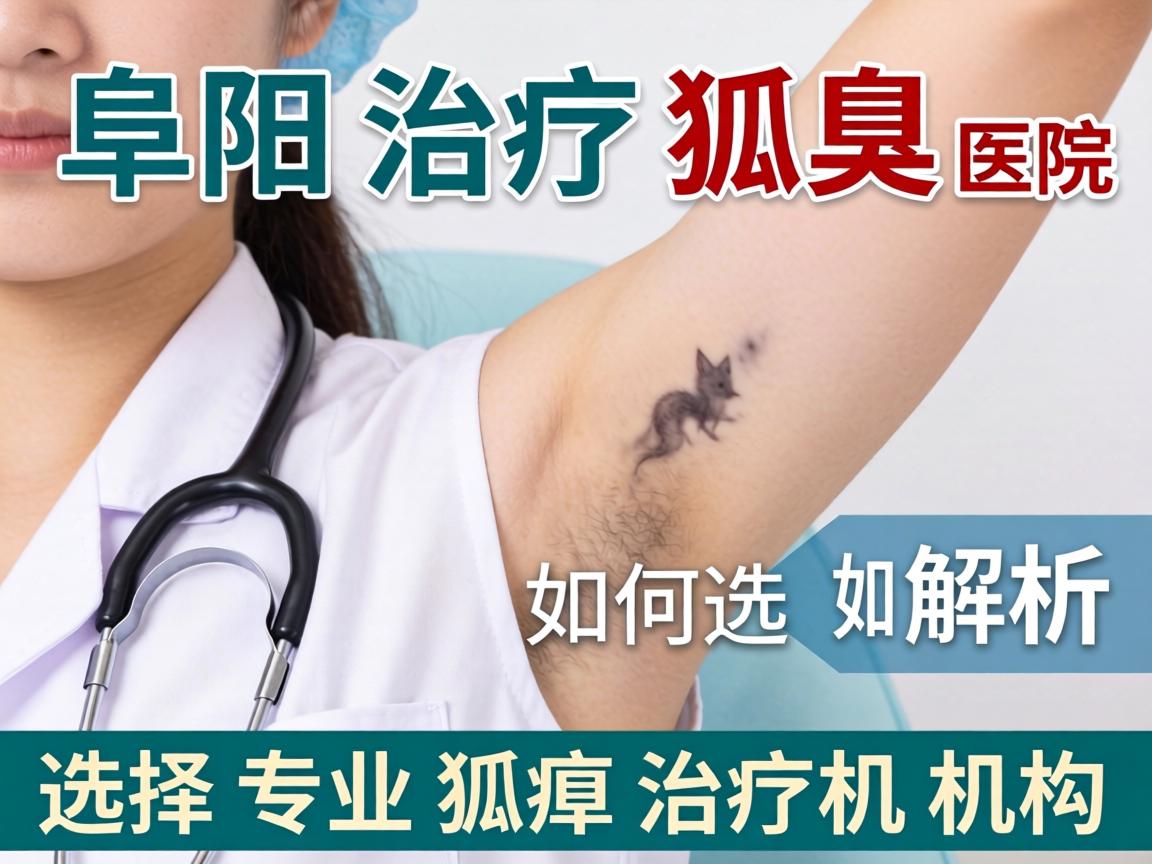 阜阳治疗狐臭医院解析，如何选择专业狐臭治疗机构