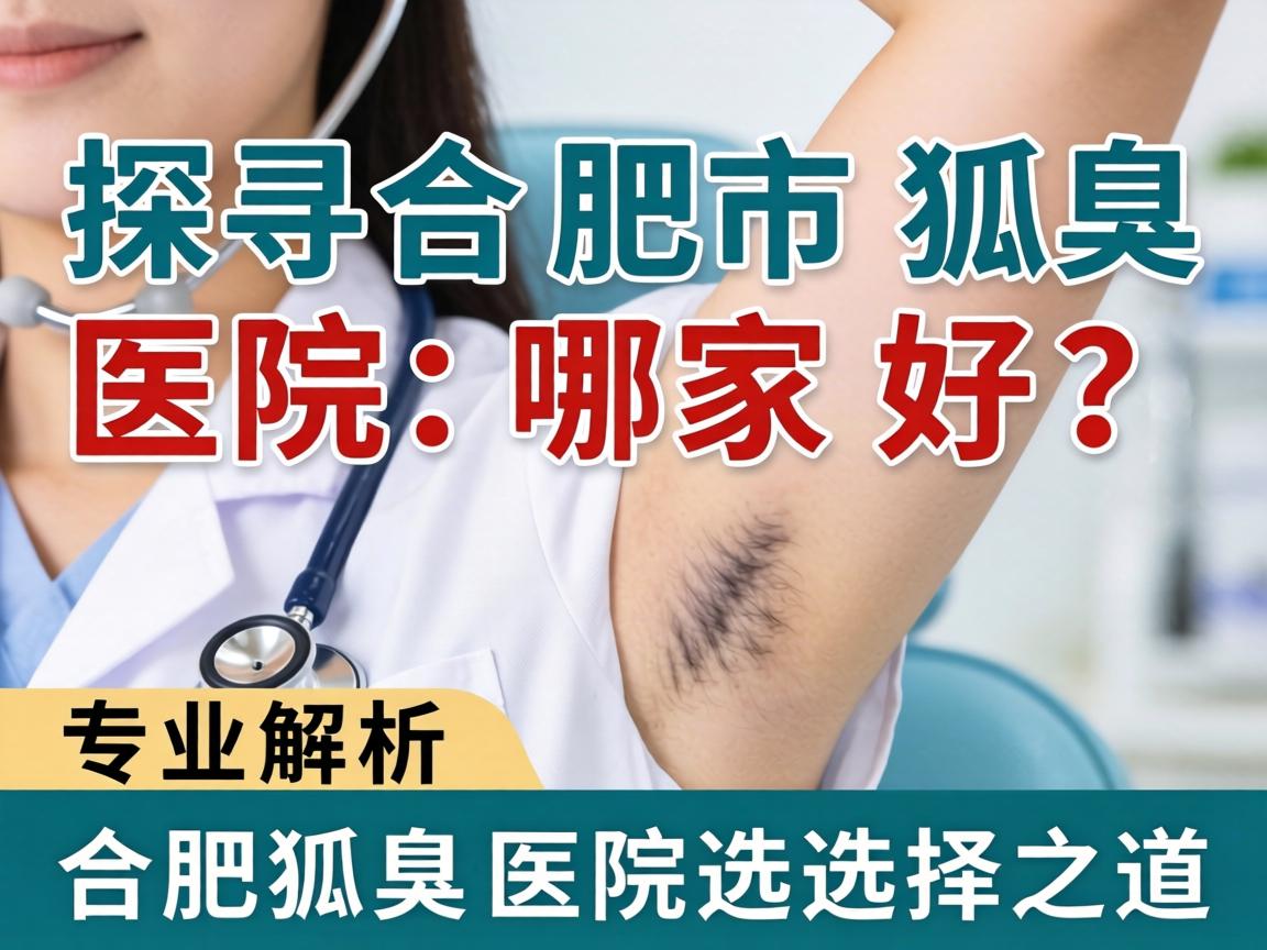 探寻合肥市狐臭医院哪家好？专业解析合肥狐臭医院选择之道