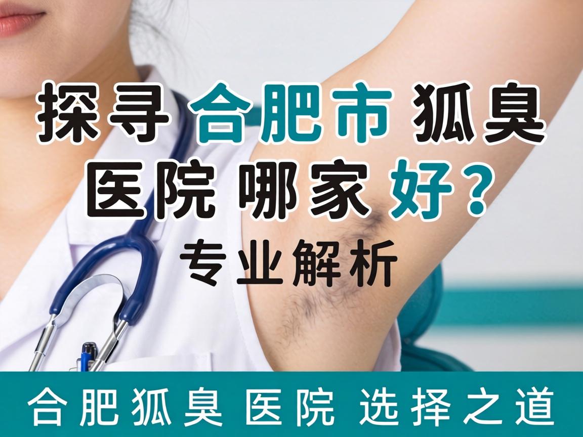 探寻合肥市狐臭医院哪家好？专业解析合肥狐臭医院选择之道