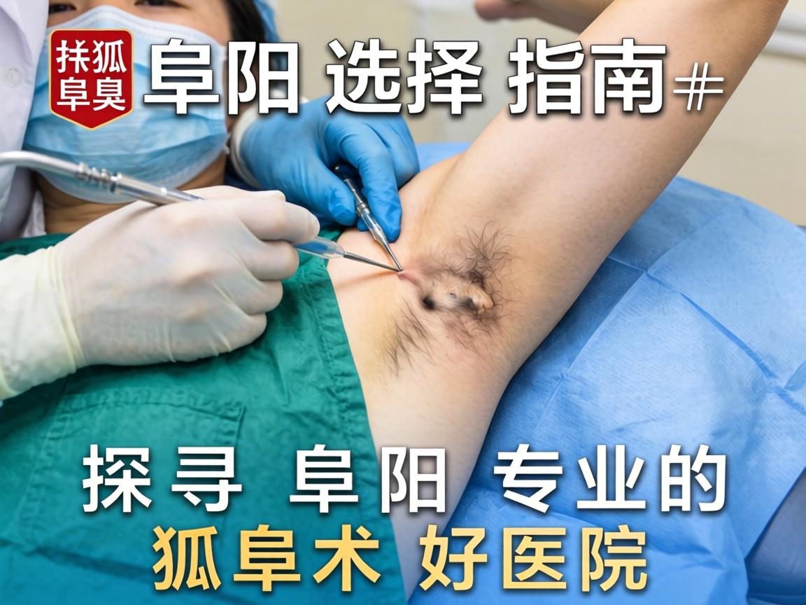 阜阳狐臭手术选择指南，探寻阜阳专业的狐臭术好医院