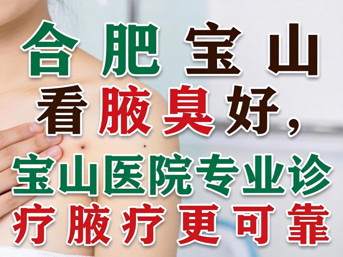 合肥宝山看腋臭好，宝山医院专业诊疗腋臭更可靠