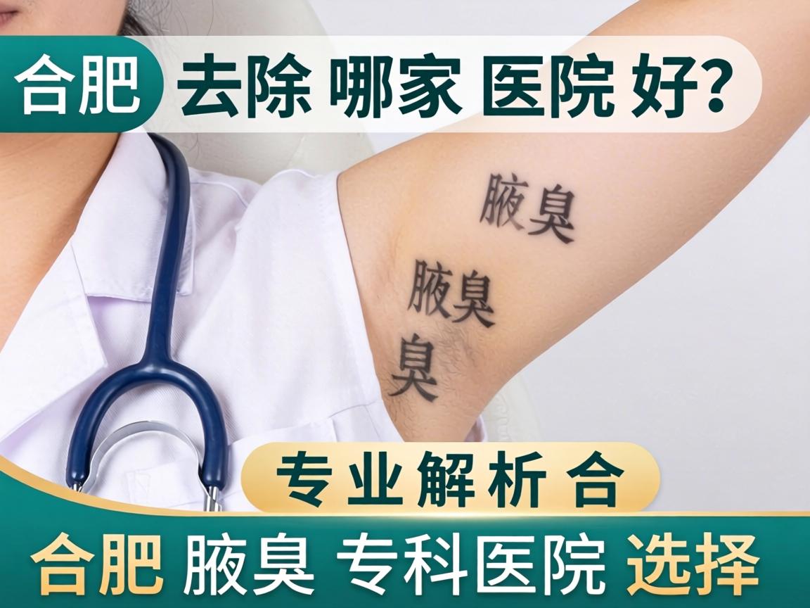 合肥腋臭去除哪家医院好？专业解析合肥腋臭专科医院选择