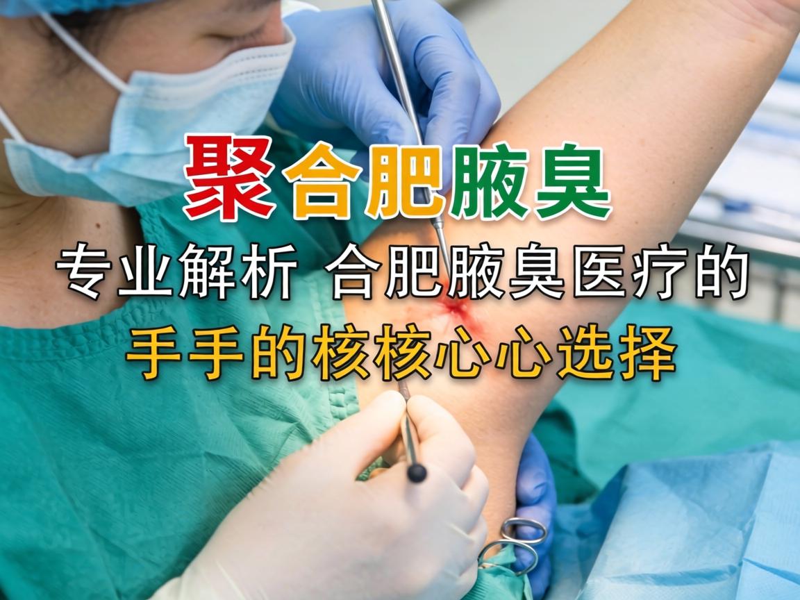 聚焦合肥腋臭手术，专业解析合肥腋臭医疗的核心选择